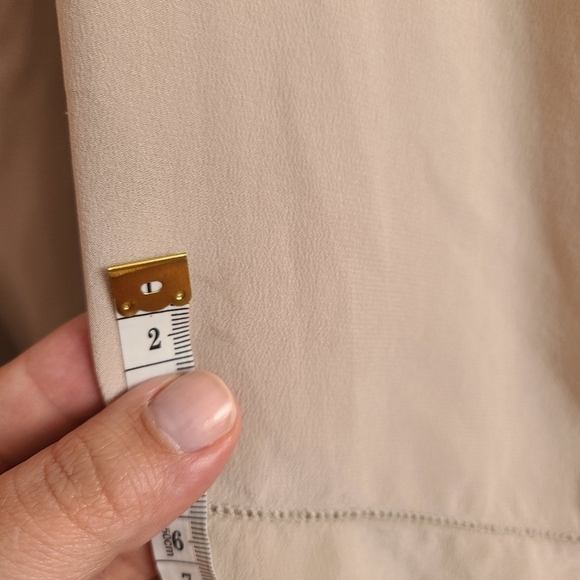 Aritzia Wilfred Lazare Silk Tan Dress XS - Picture 12 of 13